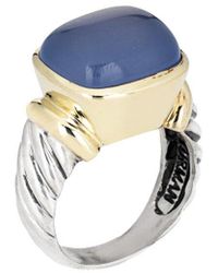 David Yurman - Albion 14K & Chalcedony Ring (Authentic Pre-Owned) - Lyst