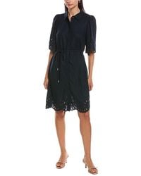 Nanette Lepore - Linen-Blend Mini Dress - Lyst
