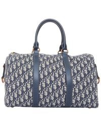 Dior - Canvas & Leather 2017 Boston 40 Travel Bag (Authentic Pre- Loved) - Lyst