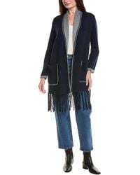 Hannah Rose - Long Fringe Cashmere-Blend Cardigan - Lyst