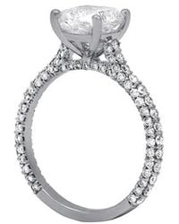 Diana M. Jewels - Fine Jewelry 18K 2.89 Ct. Tw. Diamond Half-Set Ring - Lyst