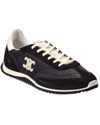 Celine - Racer Nylon & Suede Sneaker - Lyst