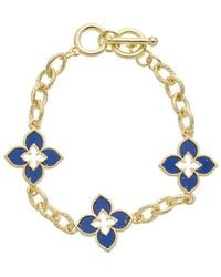 Juvell - 18K Plated Lapas Toggle Bracelet - Lyst