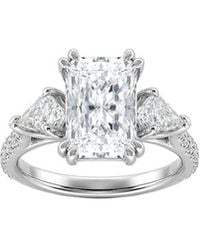 Lab Grown Diamonds - 14K 6.40 Ct. Tw. Lab-Grown Diamond Engagement Ring - Lyst