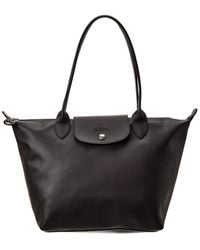 Longchamp - Le Pliage Xtra Medium Leather Long Handle Tote - Lyst