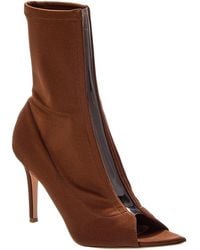 Gianvito Rossi - Hiroko 85 Lycra & Vinyl Boot - Lyst