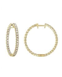 Amairah - 14K 2.00 Ct. Tw. Lab-Grown Diamond Hoops - Lyst