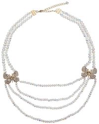 Eye Candy LA - Julia Beaded Butterfly Necklace - Lyst