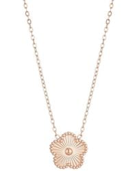 Adornia - 14K Plated Stainless Steel Tarnish-Resistant 5-Leaf Clover Pendant Necklace - Lyst