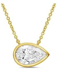 Diana M. Jewels - Diana M. 14K 10.00 Ct. Tw. Lab-Grown Diamond Pendant Necklace - Lyst