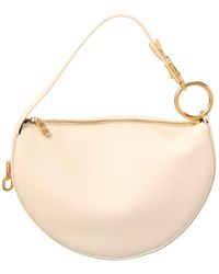 Burberry - Knight Arc Leather Hobo Bag - Lyst