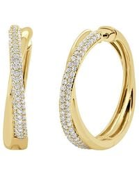 Sabrina Designs - 14K 0.76 Ct. Tw. Diamond Hoop Earrings - Lyst
