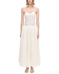 Jonathan Simkhai - Evangeline Bustier Midi Dress - Lyst