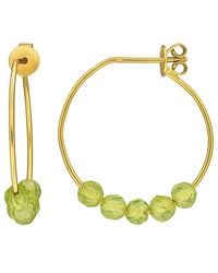 Rina Limor - 1.12 Ct. Tw. Peridot Hoop Earrings - Lyst