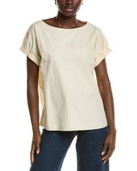 Lafayette 148 New York - Gathered Cuff Sleeve Blouse - Lyst