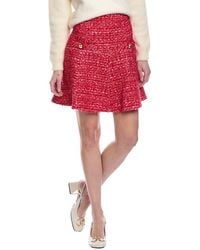 Stellah - Wool-Blend Tweed A-Line Skirt - Lyst