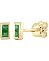 Sabrina Designs - 14k 0.16 Ct. Tw. Emerald Studs - Lyst