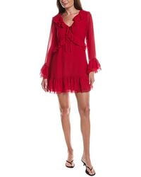 LAYERED WITH LOVE - Rosaria Printed Lace Mini Dress - Lyst