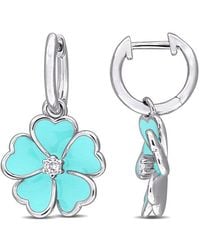 Rina Limor - 0.16 Ct. Tw. Topaz Earrings - Lyst