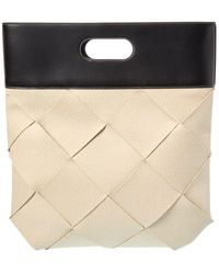 Bottega Veneta - Maxi Intrecciato Canvas & Leather Tote - Lyst