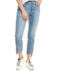 7 For All Mankind 7 For All Mankind Edie Light Wash Pant - Blue