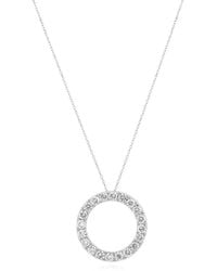 Diana M. Jewels - Fine Jewelry 14K 1.50 Ct. Tw. Lab-Grown Diamond Pendant Necklace - Lyst