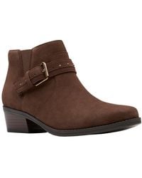 Clarks - Danyelle Wish Suede Boot - Lyst