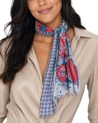 Blue Pacific - Elephant Houndstooth Neckerchief - Lyst