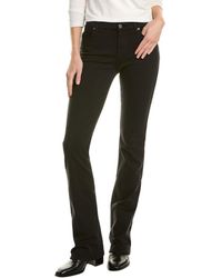 7 For All Mankind - Kimmie Form Fitted Black Bootcut Jean - Lyst