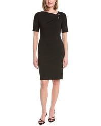 Anne Klein - Crepe Sheath Dress - Lyst