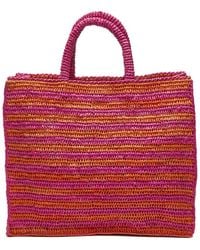 Mar Y Sol - Callie Raffia Tote - Lyst