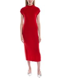 Philosophy - Funnel Neck Cashmere Midi Sweaterdress - Lyst