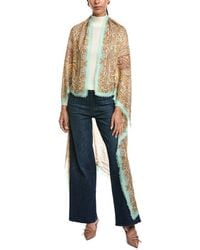 Etro - Logo Silk-Blend Shawl - Lyst