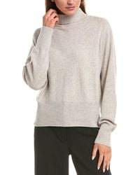Vince - Raglan Turtleneck Wool & Cashmere-Blend Sweater - Lyst