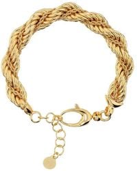Etrusca Gioielli - 18K Plated Bracelet - Lyst