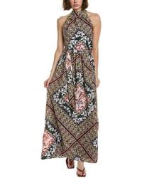 Julia Jordan - Printed Chico Crepe Maxi Dress - Lyst