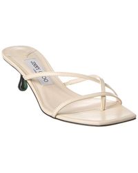 Jimmy Choo - Etana Mule 50 Leather Sandal - Lyst