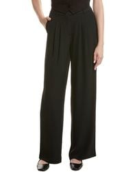 Laundry by Shelli Segal - Extended Tab Pleated Pant - Lyst