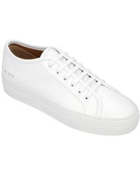 Common Projects Tournament Low Super Leather Trainer - White