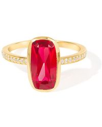 TIRAMISU - 14K Over 2.28 Ct. Tw. Lab-Grown Gemstone Statement Ring - Lyst