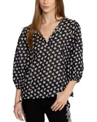 Johnny Was - Couple Linen-Blend Blouse - Lyst