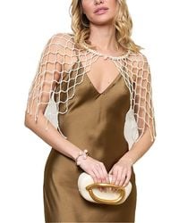 Saachi - Pearl Beaded Cape - Lyst
