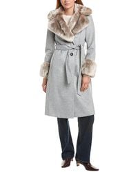 Via Spiga - Belted Coat - Lyst