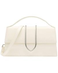 Jacquemus - Cream Leather Le Grand Bambino Shoulder Bag, Never Carried (Authentic Pre-Loved) - Lyst