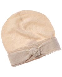 Brodie Cashmere - Bow Tie Cashmere Hat - Lyst