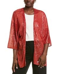 Anne Klein - Kimono Cardigan - Lyst