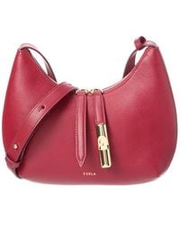 Furla - Goccia Small Leather Shoulder Bag - Lyst