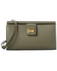 Dolce & Gabbana - Sicily Leather Crossbody - Lyst