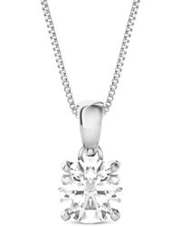 Amairah - 14K 5.00 Ct. Tw. Lab-Grown Diamond Solitaire Pendant Necklace - Lyst