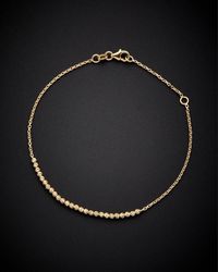 Italian Gold - 14k Adjustable Bracelet - Lyst